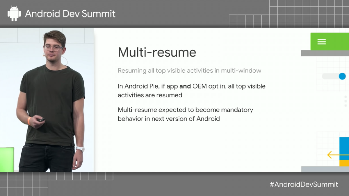 The new Multi-Resume feature will allow you to keep two applications running simultaneously with multiple windows